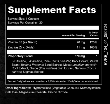 GaraHerb Supplement Facts
