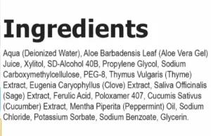 ProXental Supplement Facts