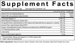 Adonis-Vitality-FLOW-Supplement-facts